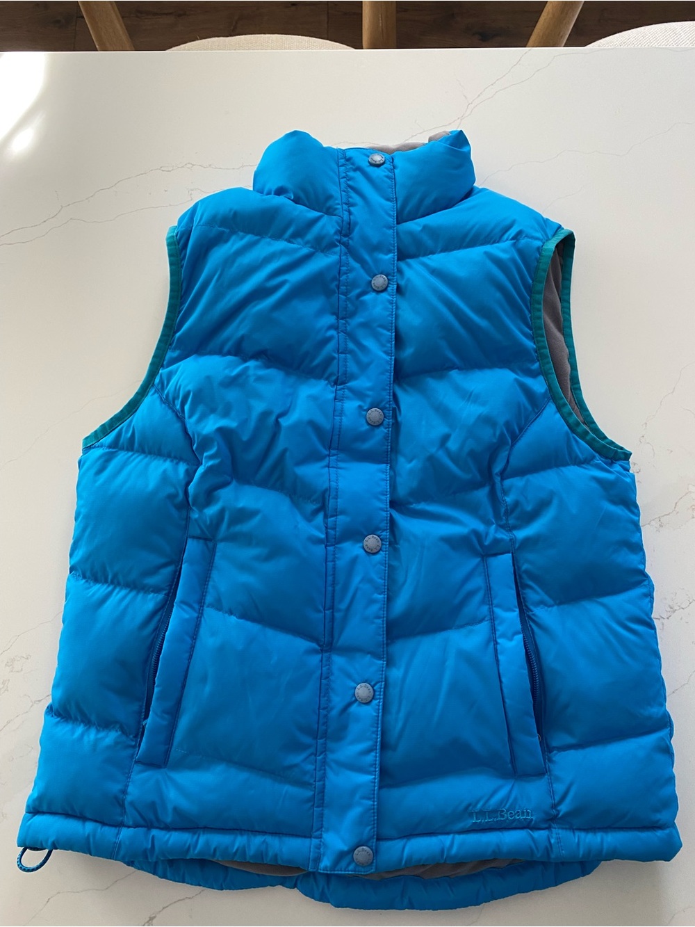 Women’s Turquoise Puffer Vest - Cold-Weather Layer